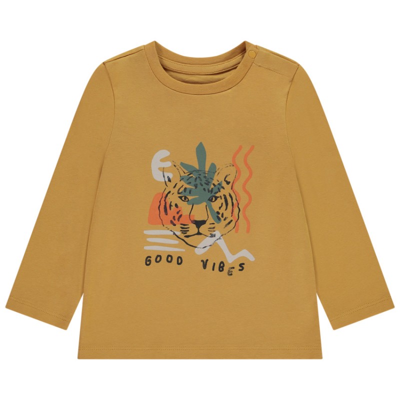 T-shirt manches longues print fantaisie pour bébé garçon