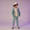 Gilet uni à capuche et poches zippées garçon