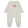 Dors-bien velours print More Love pour bébé fille