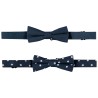 Lot de 2 noeuds papillon pour enfant garçon