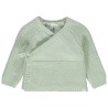 Gilet en tricot effet cache-coeur pour bébé prématuré