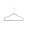 Lot de 6 cintres en velours lavande