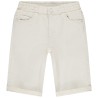Bermuda en jean uni avec taille élastiquée garçon