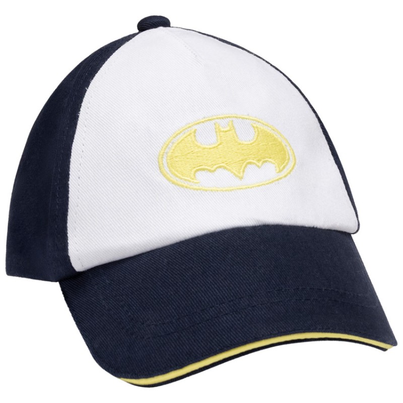 Casquette bicolore brodée Batman Warner pour bébé garçon