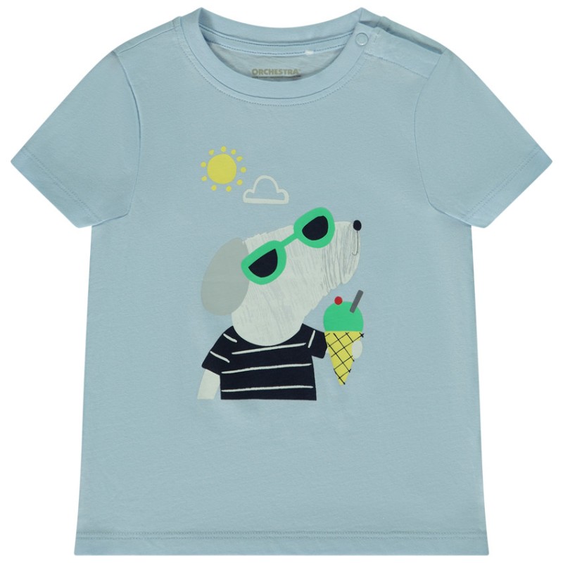 T-shirt manches courtes print fantaisie pour bébé garçon