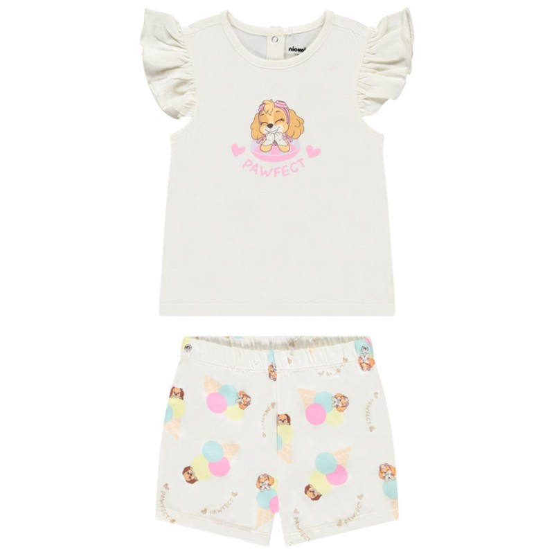 Set pyjama Stella Pat'Patrouille pour bébé fille avec ouvert