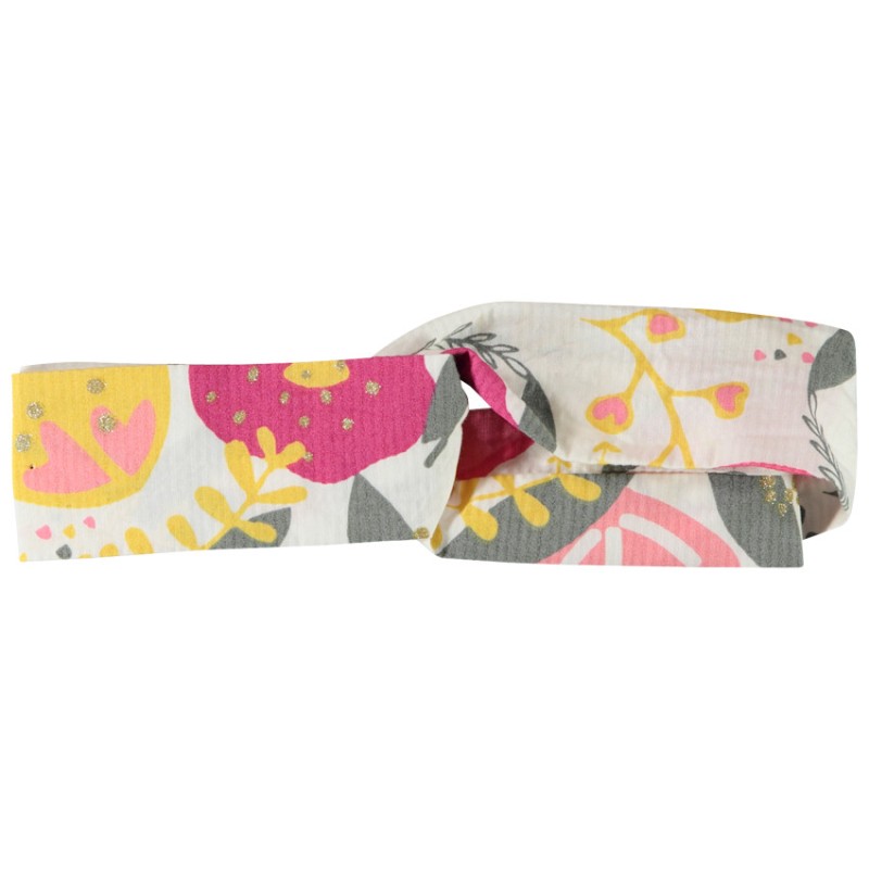 Bandeau imprimé florale fantaisie fille