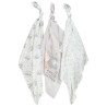 Lot de 3 langes en gaze de coton Dumbo Disney