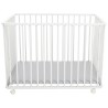 Parc pliable en bois Pocket blanc