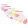 Lot de 5 paires de chaussettes courtes multicolores fille