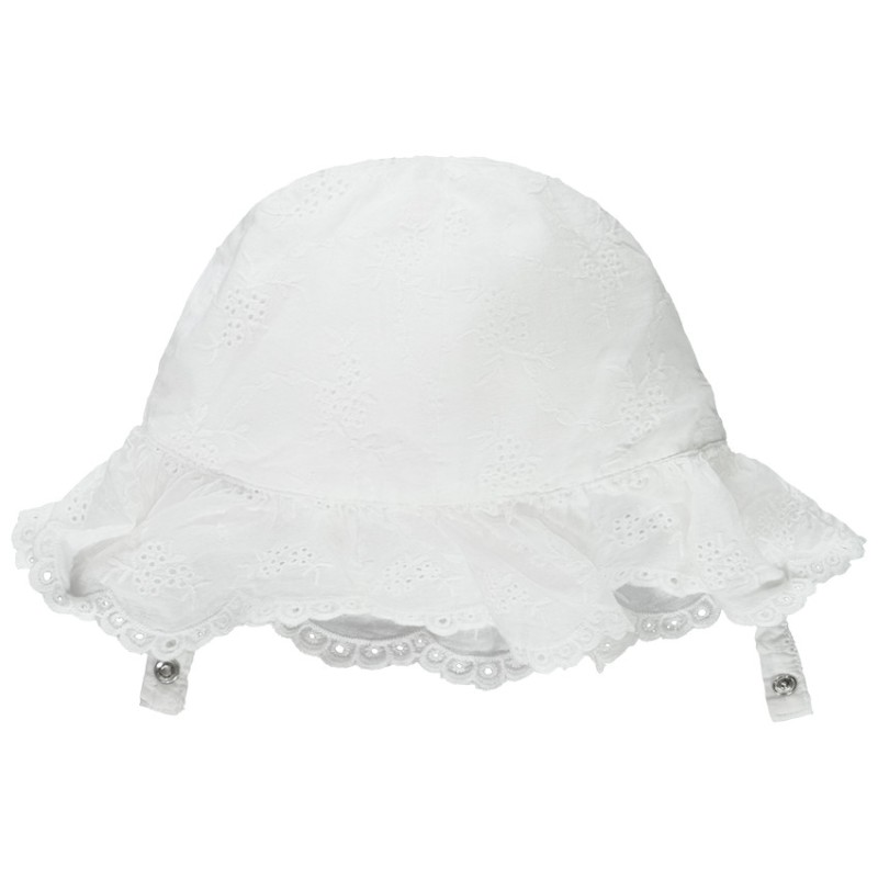Charlotte en broderie anglaise festonnée pour bébé fille