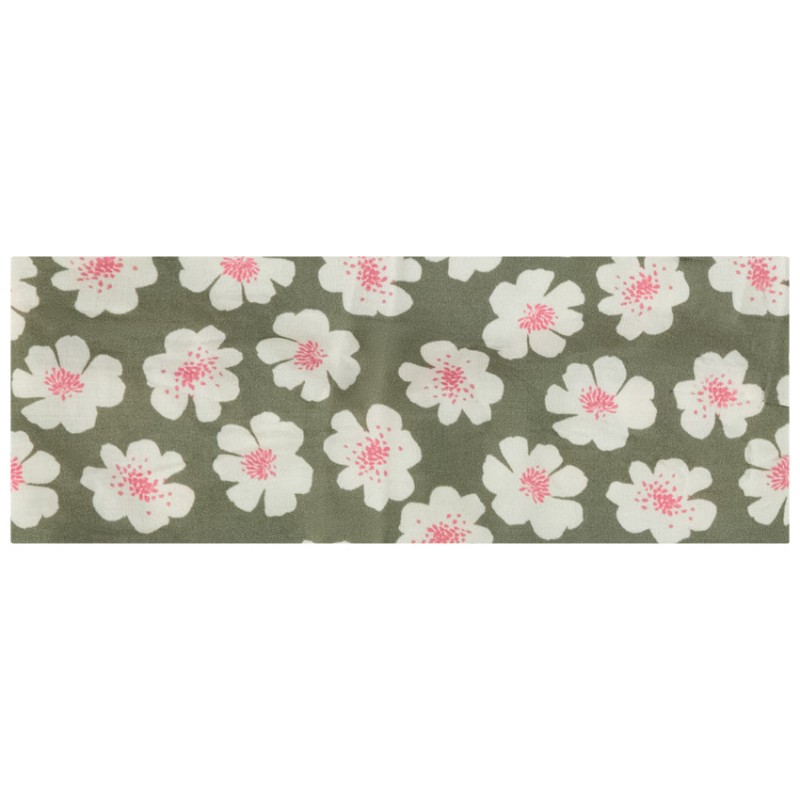 Bandeau large imprimé floral pour fille