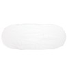 Drap-housse 2 en 1 pour nacelle 30 x 75 cm blanc