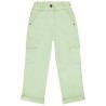 Jean overdyed large avec style cargo fille