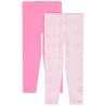 Lot de 2 caleçons longs fantaisie pour bébé fille