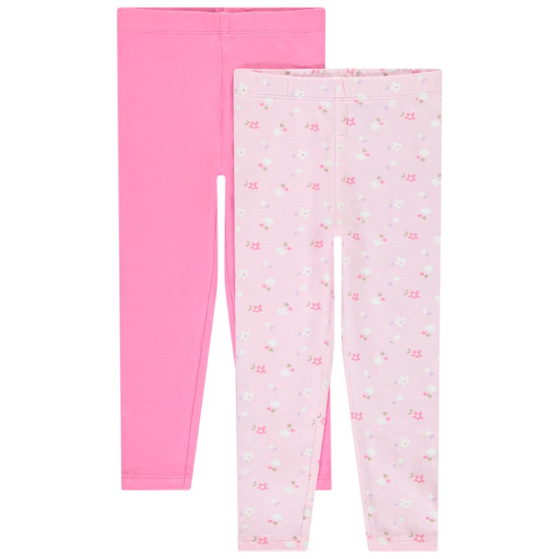 Lot de 2 caleçons longs fantaisie pour bébé fille