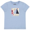 T-shirt manches courtes print voilier pour bébé garçon