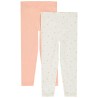 Lot de 2 caleçons longs fantaisie pour bébé fille