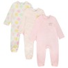 Lot de 3 dors-bien fantaisie pour bébé fille avec ouvertures