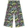 Pantalon large à smock imprimé jungle pour bébé fille
