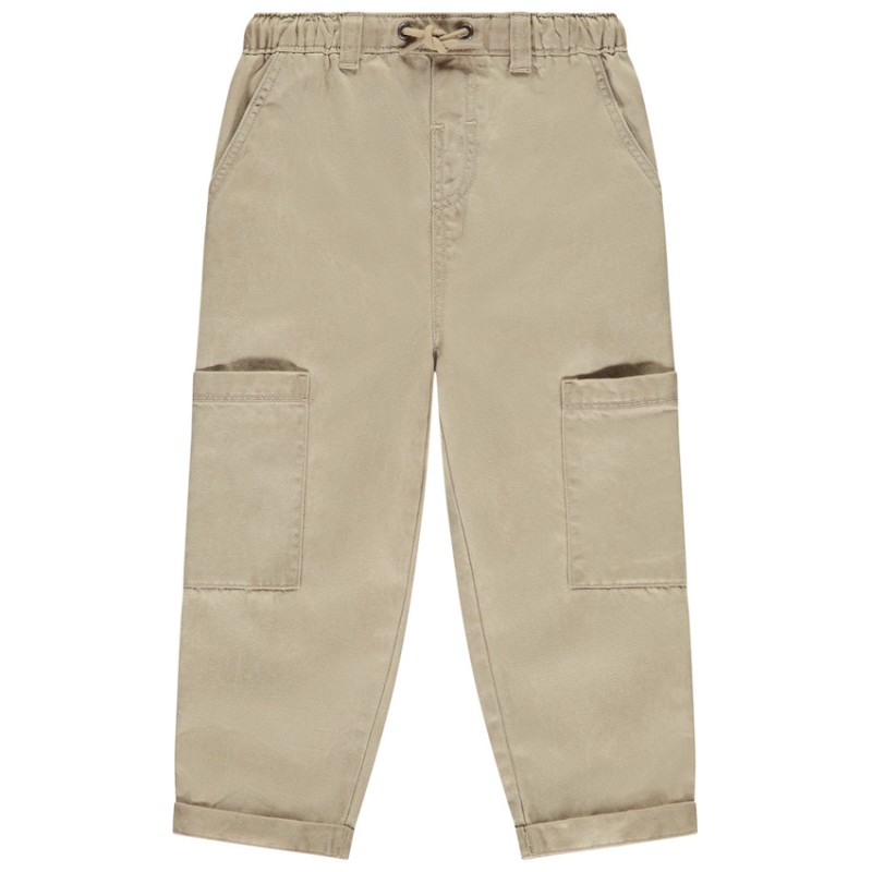 Pantalon droit uni à poches latérales pour bébé garçon