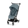 Poussette canne ultra-compacte Libelle taupe/stormy blue