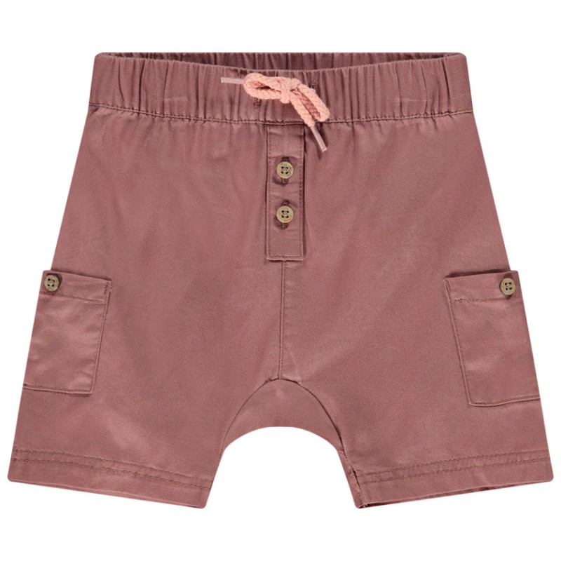 Bermuda en twill style cargo pour bébé garçon