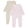 Lot de 2 dors-bien motifs oies pour bébé fille avec ouvertur