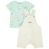Ensemble 2 pièces avec t-shirt imprimé animaux pour bébé gar