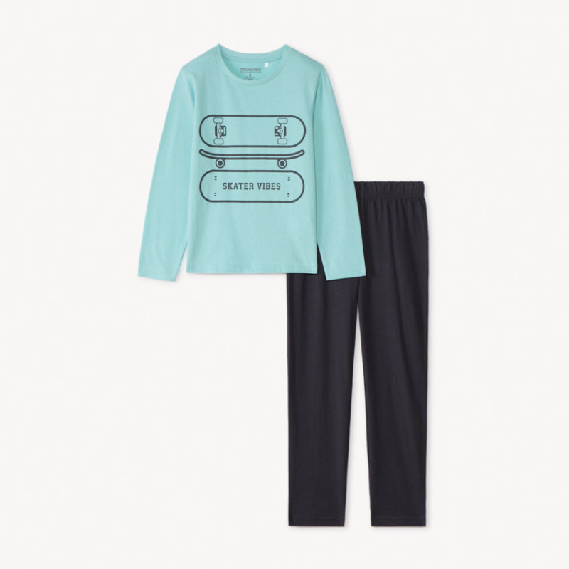 Set pyjama 2 pièces avec print skate fantaisie garçon