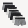 Lot de 7 boxers unis garçon