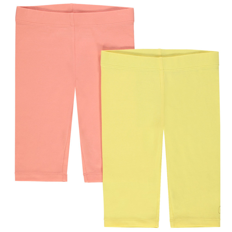 Lot de 2 cyclistes unis en coton fille