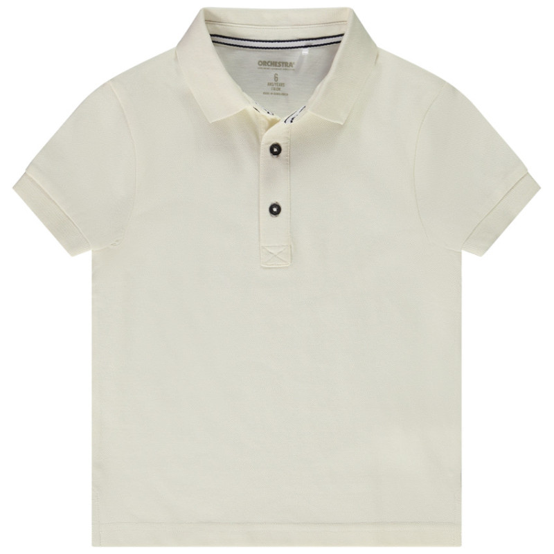 Polo manches courtes uni pour garçon