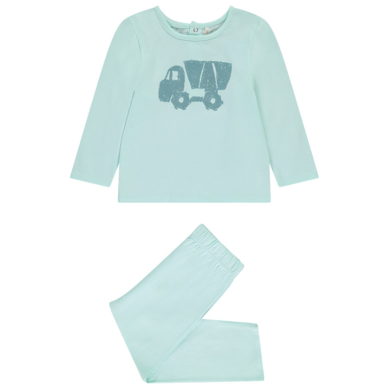 Set pyjama long en jersey printé pour bébé garçon