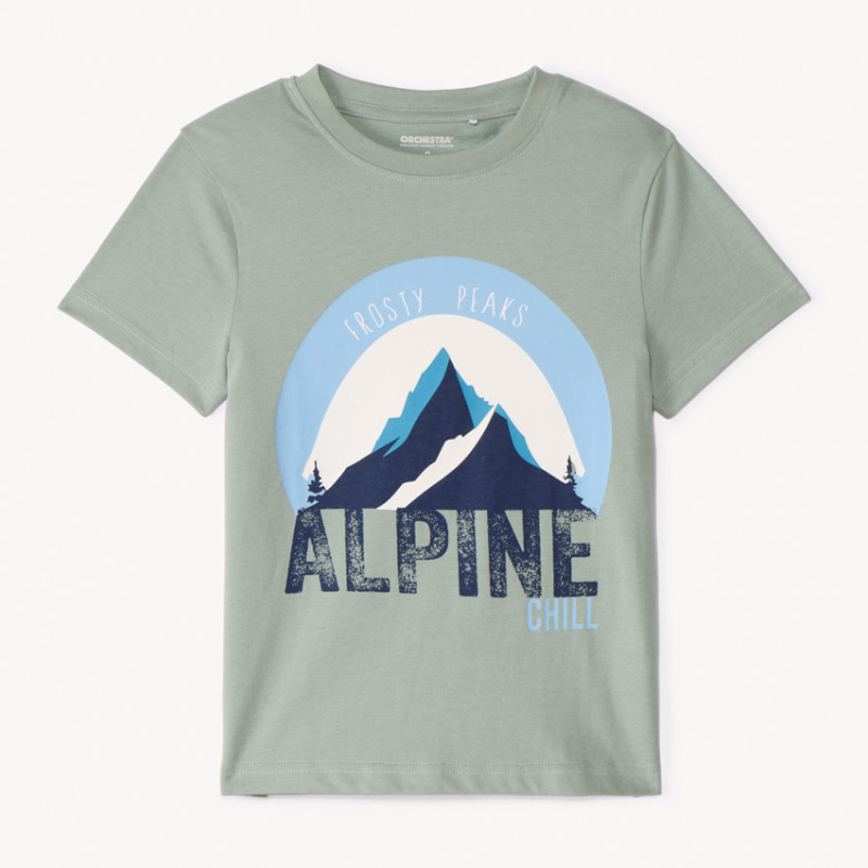T-shirt manches courtes print fantaisie pour garçon