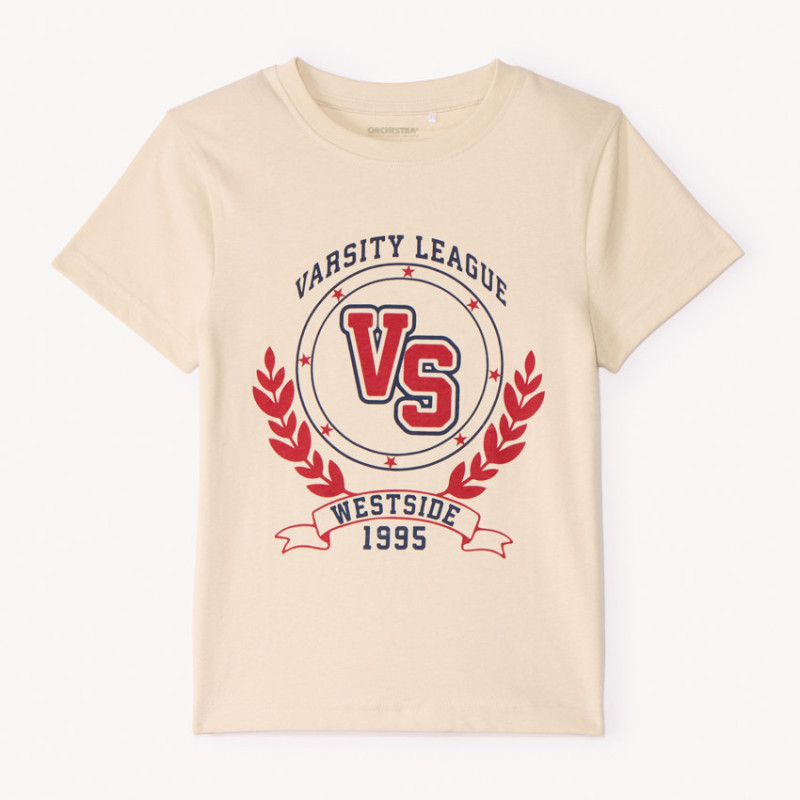 T-shirt manches courtes print fantaisie pour garçon