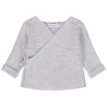 Brassière en tricot point mousse esprit cache-cœur pour bébé