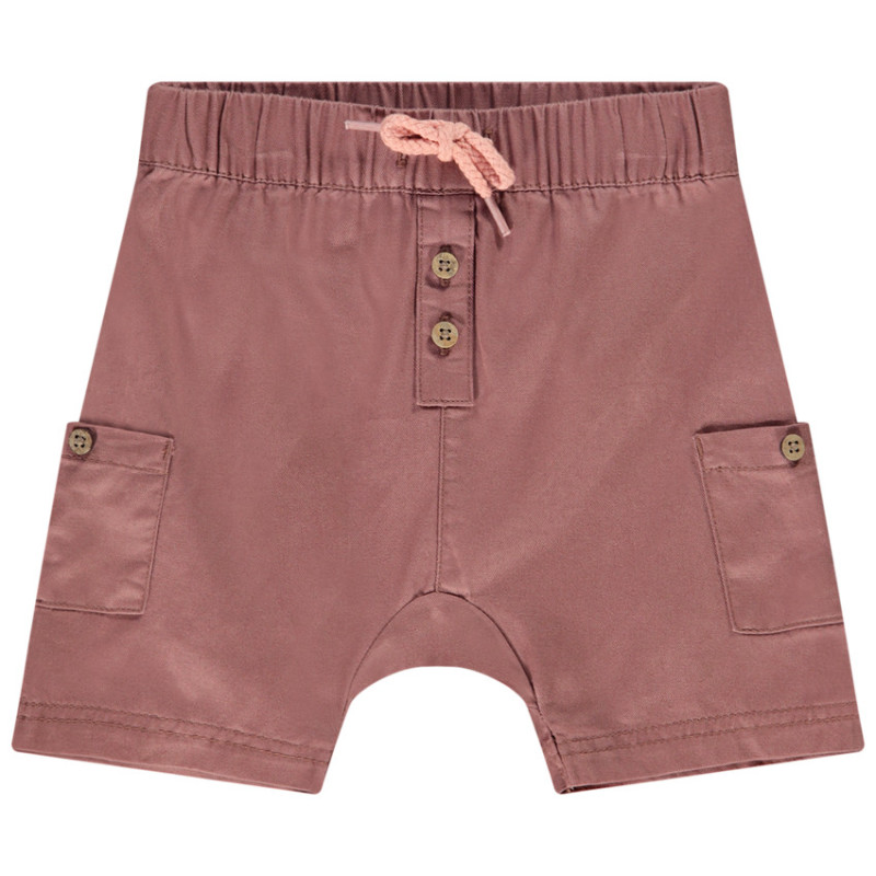 Bermuda en twill style cargo pour bébé garçon