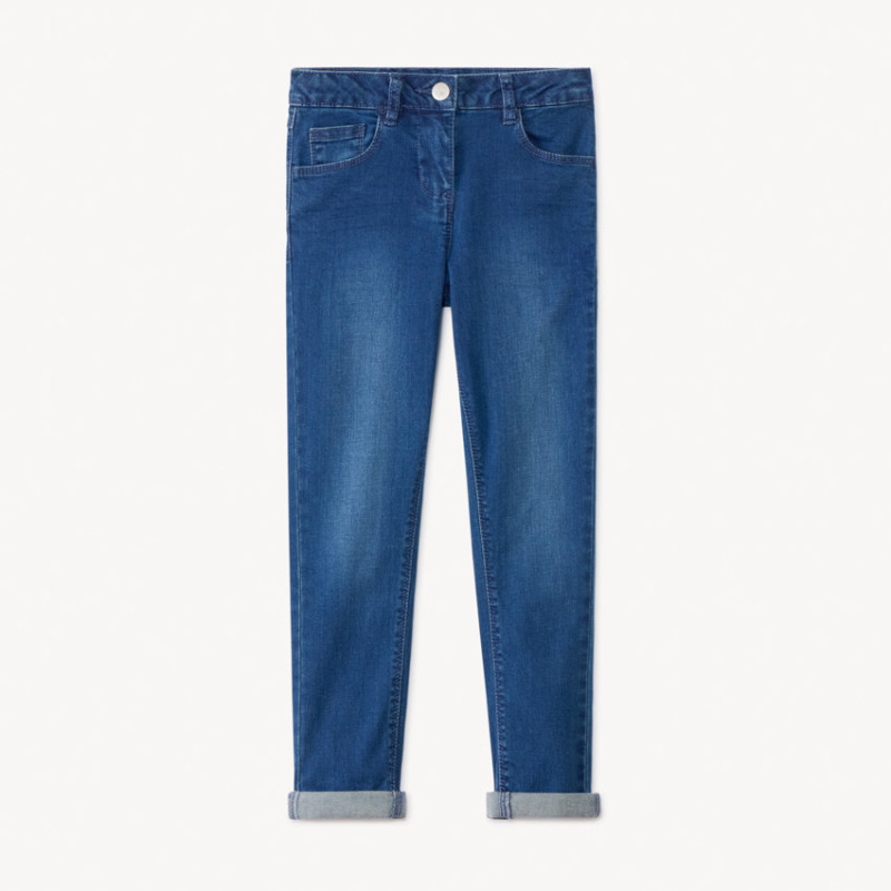 Jean skinny uni en denim fille