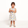 Robe sans manches imprimé fantaisie pour bébé fille