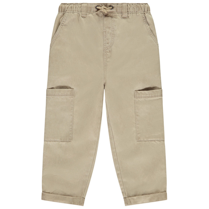 Pantalon droit uni à poches latérales pour bébé garçon