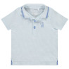 Polo manches courtes broderie fantaisie pour bébé garçon