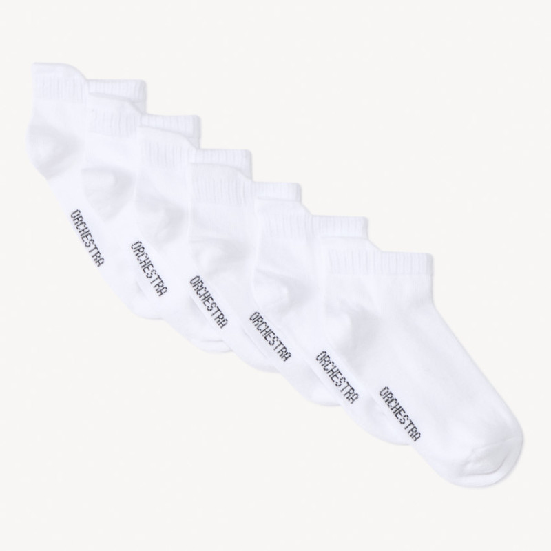Lot de 6 paires de chaussettes unies garçon