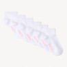Lot de 6 paires de chaussettes courtes unies pour bébé fille