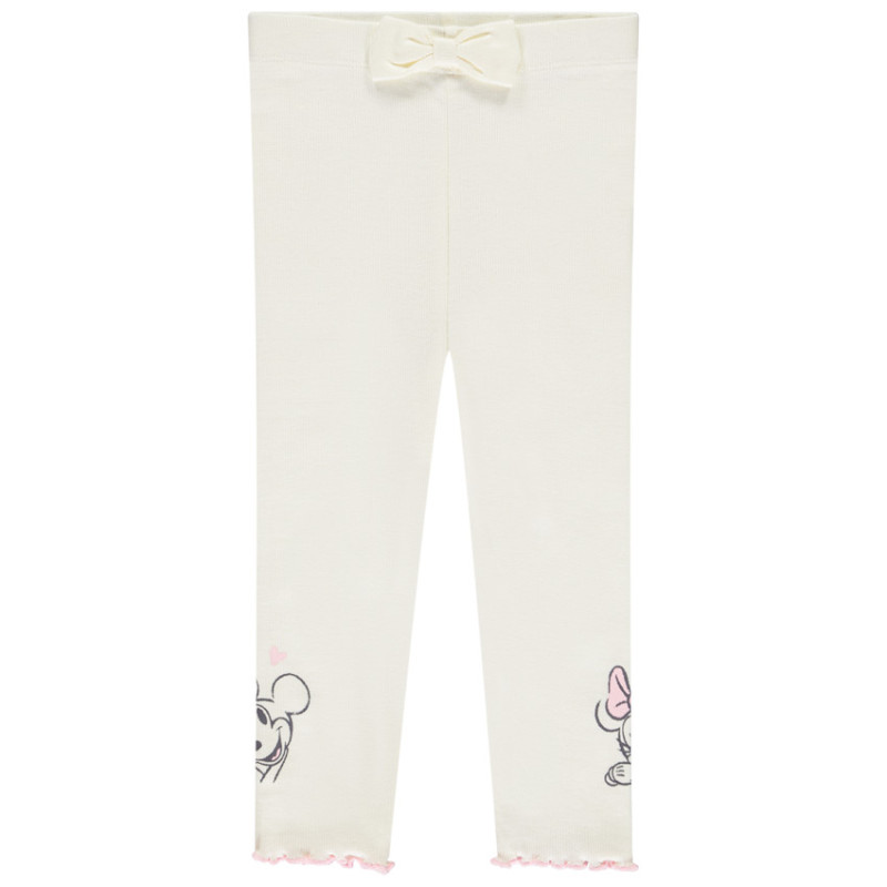 Caleçon côtelé à nœud Mickey & Minnie Disney pour bébé fille