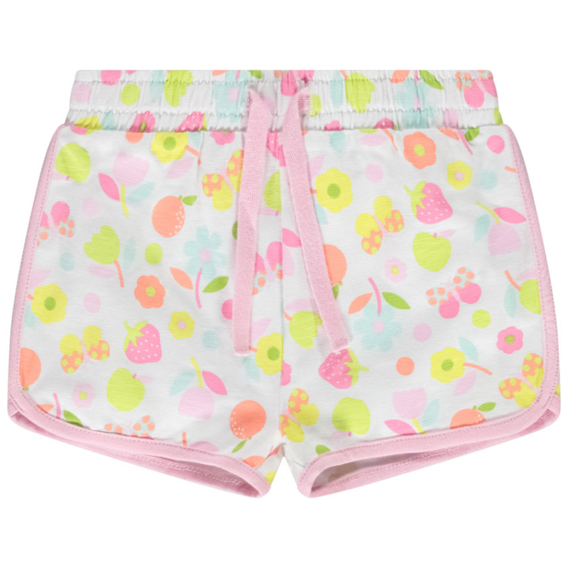 Short en jersey imprimé fantaisie pour bébé fille