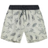 Short de bain en seersucker imprimé fantaisie pour garçon