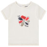 T-shirt manches courtes print papillon pour bébé fille