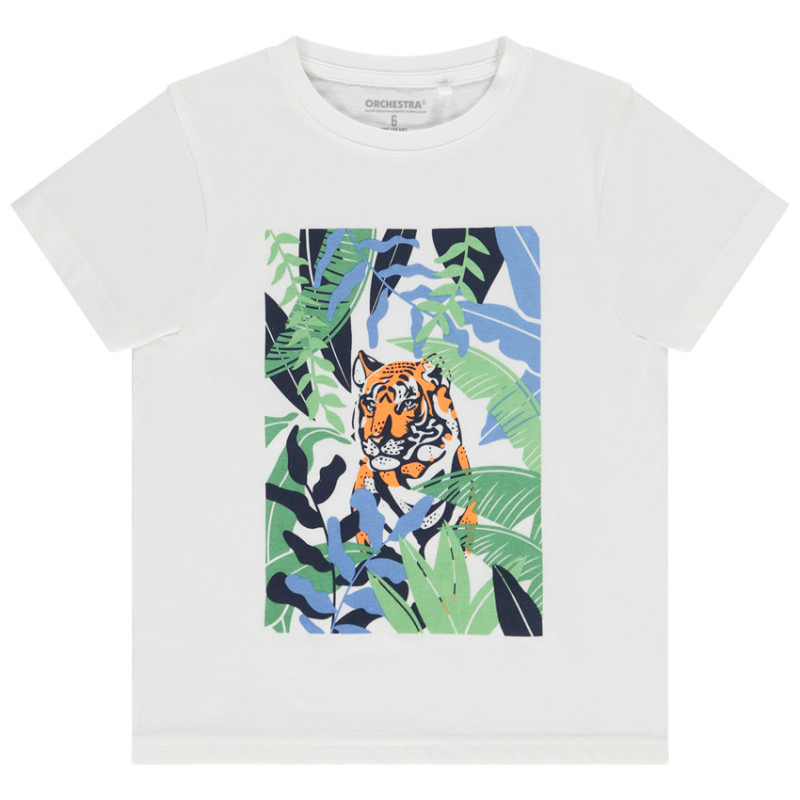 T-shirt manches courtes print fantaisie garçon