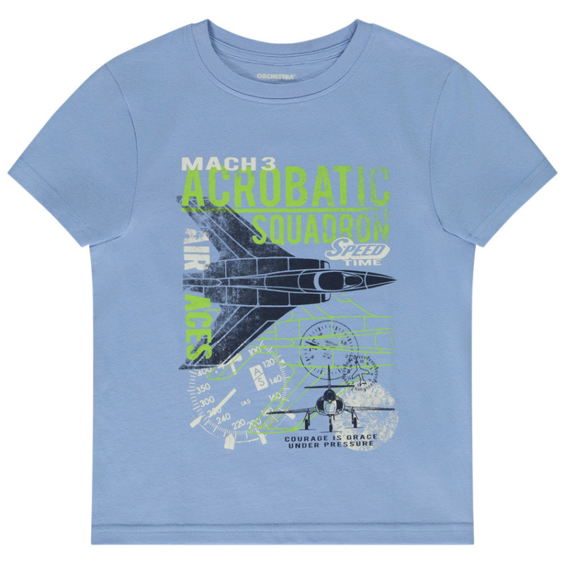T-shirt manches courtes print fantaisie pour garçon